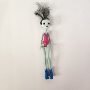 Monster High Frankie Stein Cheerleader Doll Dolls Green Gray Hair 2015 M…